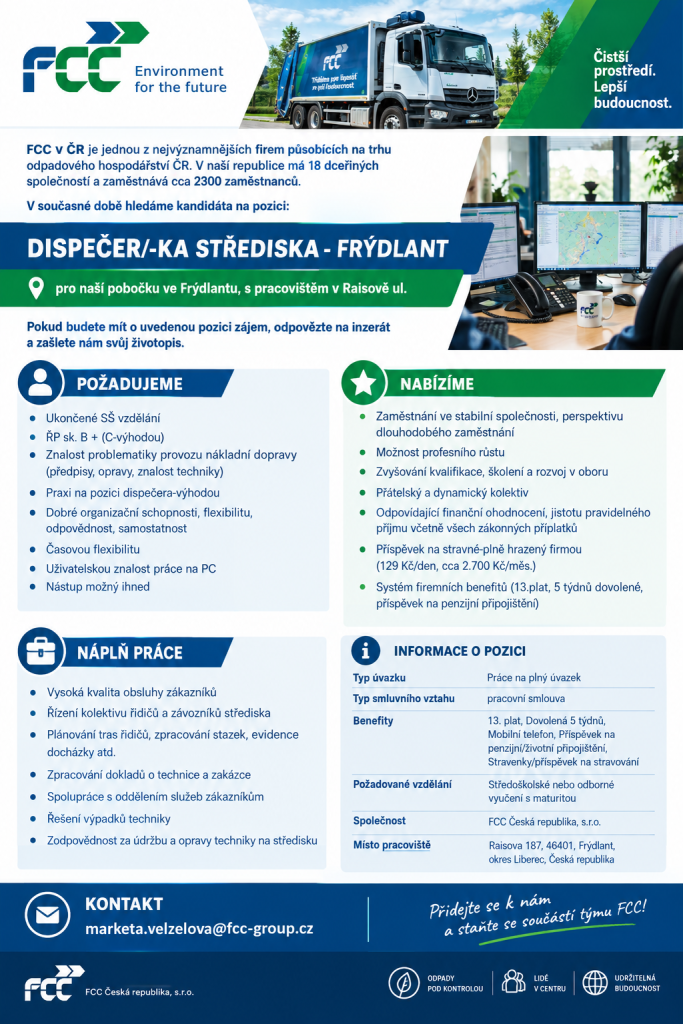 Inzerát FCC