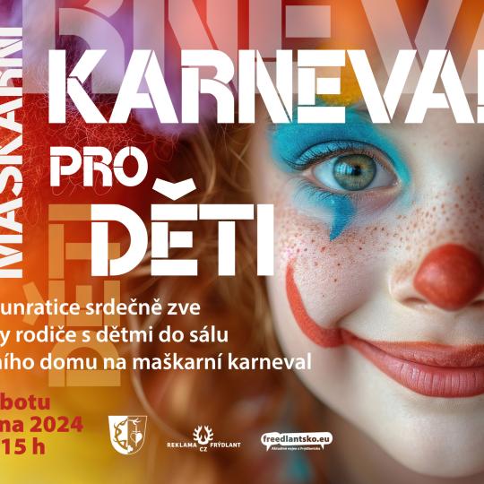 Plakát na Dětský karneval